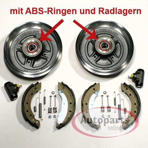 Bremstrommeln 203 abs - 203, +